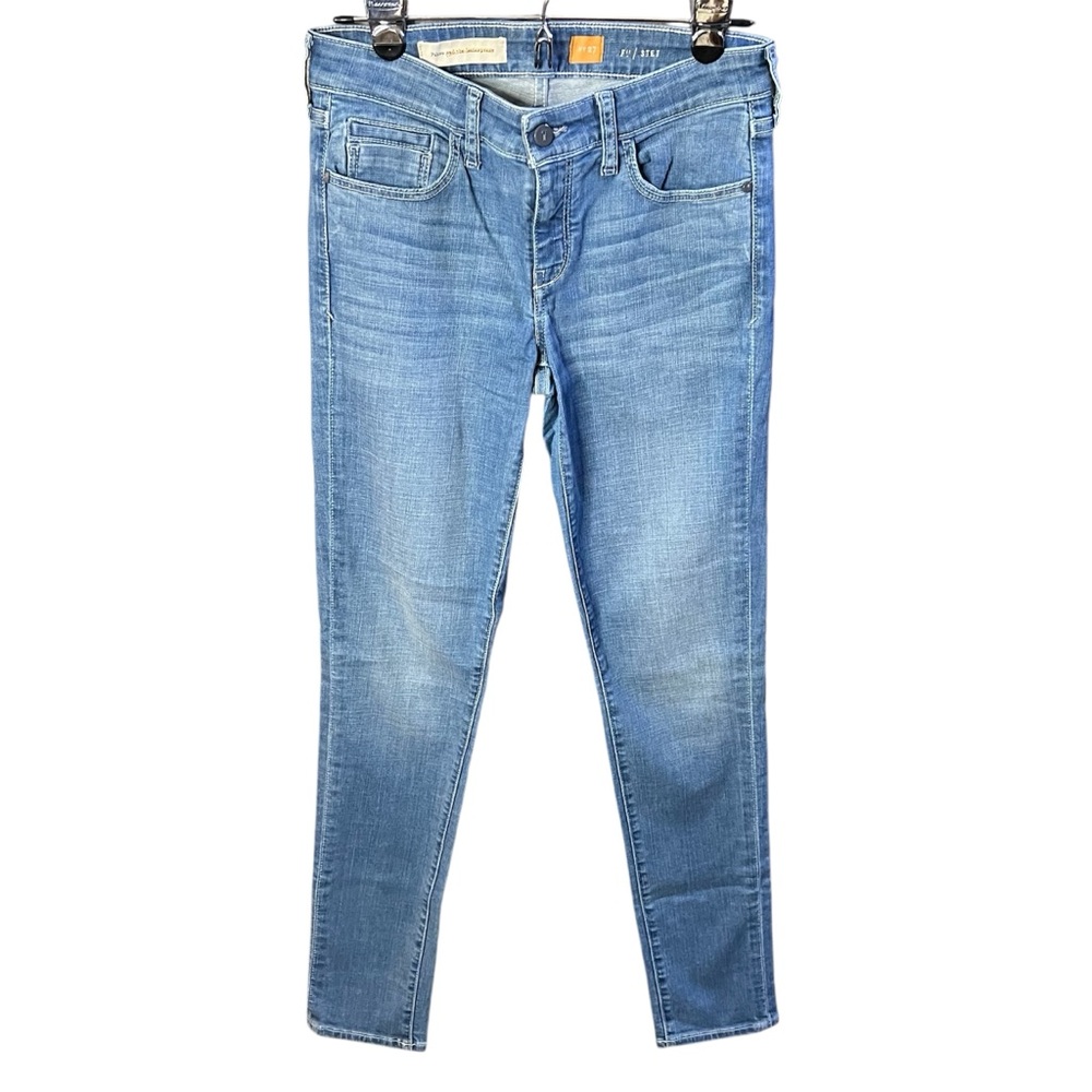 Pilcro and the Letterpress Anthro Fit Stet Ankle Jeans light wash size 27
